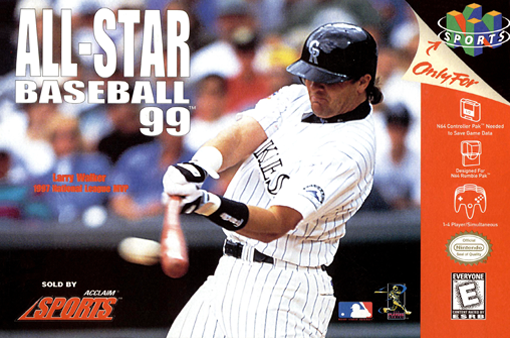All-Star Baseball 99 Box Art
