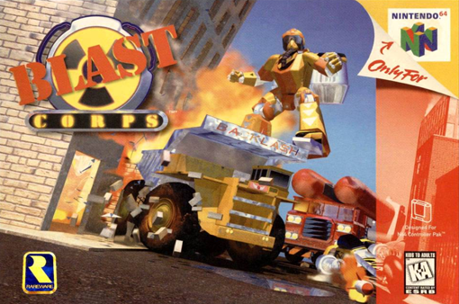 Blast Corps Box Art