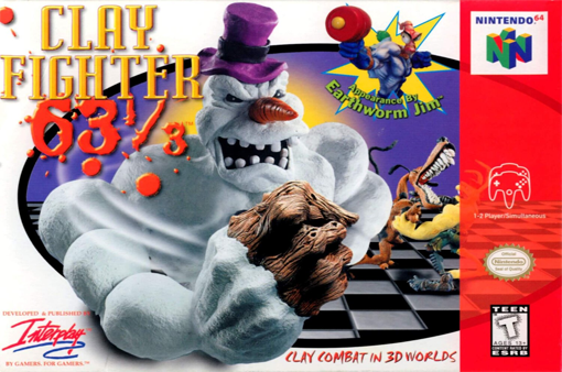 ClayFighter 63 1/3 Box Art