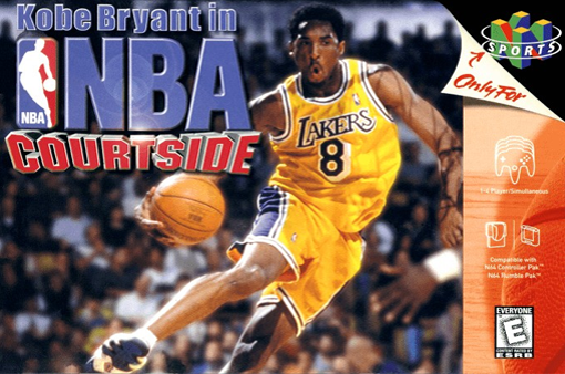 Kobe Bryant in NBA Courtside Box Art
