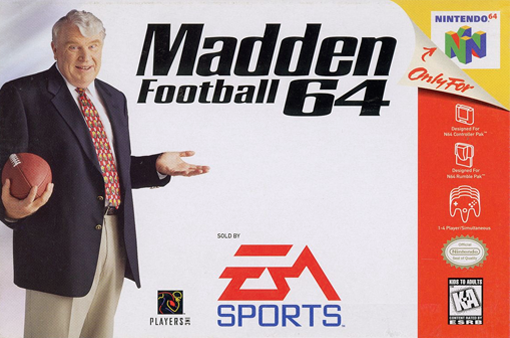 Madden 64 Box Art