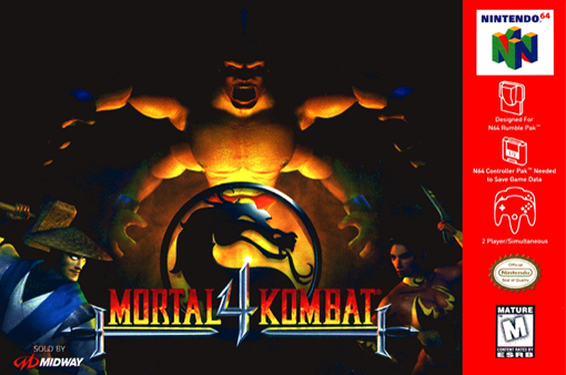 Mortal Kombat 4 Box Art