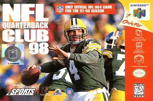 NFL Quarterback Club 98 Box Art