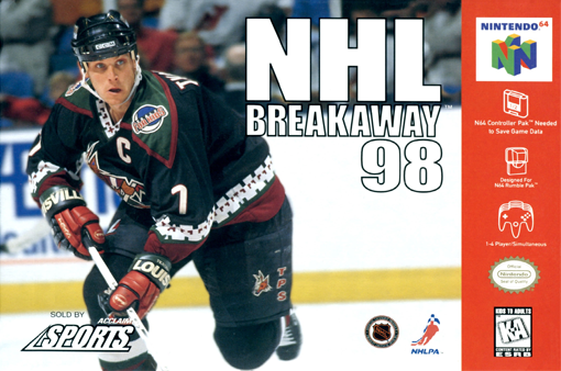 NHL Breakaway 98 Box Art
